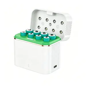 Compatible with AA & AAA Rechargeable Batteries with Fast Charger, 1300mWh x4 Lithium AAA Batteries & 3600mWh x4 Lithium Double A Rechargeable Li-ion Battery, 8-Pack 1.5V Constant Output with Intelligent LED Reminder Light