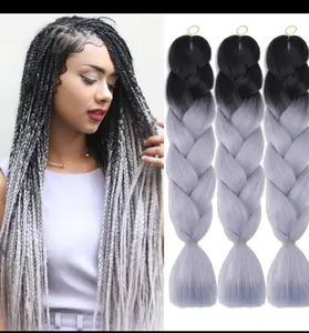 Ombre Jumbo Braiding Hair - Premium Quality for High Impact Head Turning Looks - Perfect for Styling