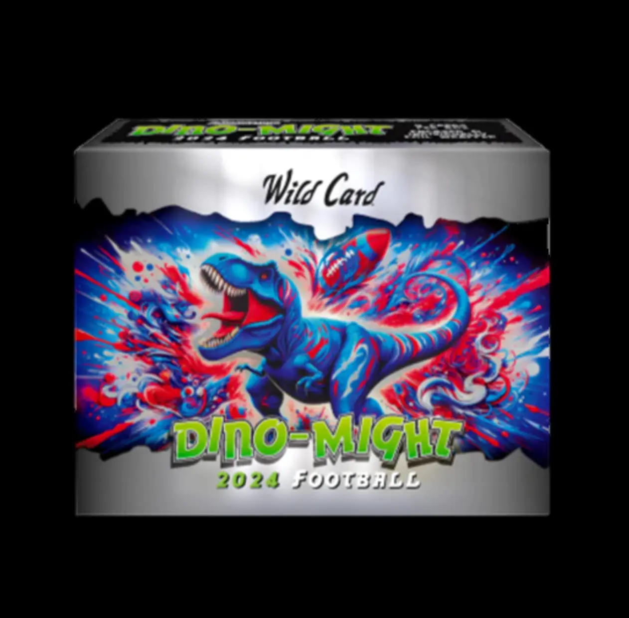 2024 Alumination Dino-Might Football Hobby Box - Wild Card Football