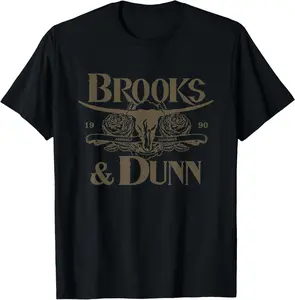 100% Cotton Brooks & Dunn Official Belk Logo T-Shirt