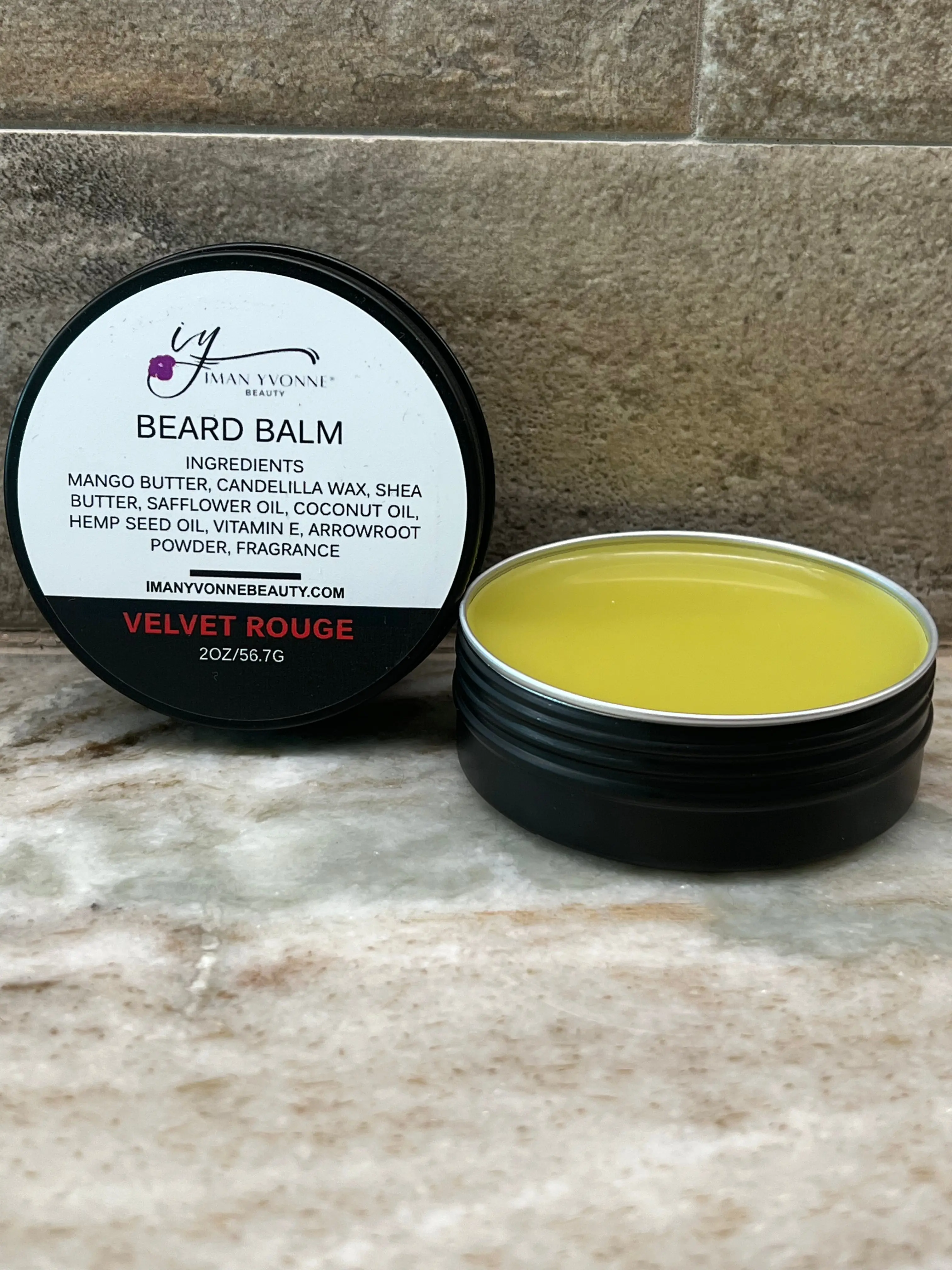 Beard Balm- Velvet Rouge (Warm amber, soft florals, smooth woods)