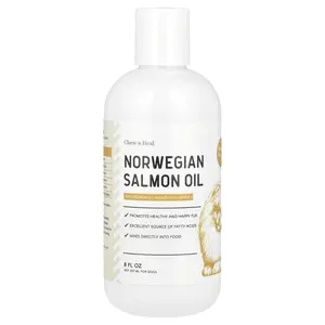 Chew + Heal Norwegian Salmon Oil, For Dogs, 8 fl oz (237 ml)