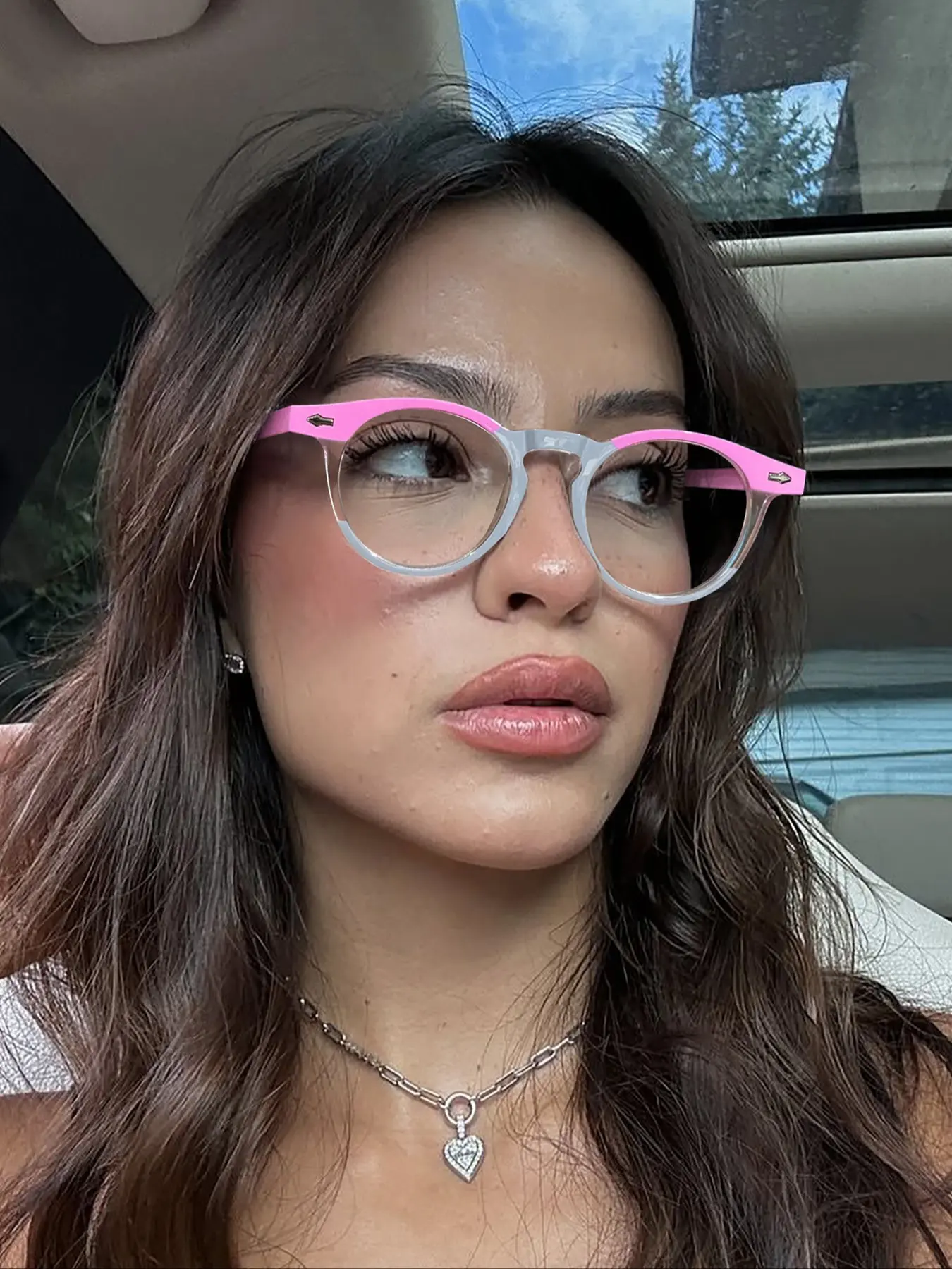 Women's Candy Color Square Frame Glasses, Anti-Blue Light, Lightweight Durable Design, Perfect for Work & Daily Use, Fashionable Eyewear, Fashion Eyeglasses, Casual Stylish Glasses
