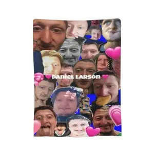 Daniel Larson Anime Blanket - Cozy Plush Flannel Fleece for Girls Boys Bed Sofa Decor Halloween Christmas Gift