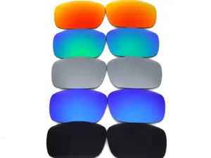 Galaxy Replacement Lenses for Oakley Gascan Sunglasses 5 Color Pairs Polarized 100% UVAB with Anti-Reflective and Impact Resistance Aviator Shades