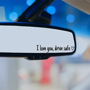 Car Rearview Mirror Sticker, Car Rearview Mirror Decal, Car Exterior Accessories for Car, Laptop, Refrigerator, Suitcase, Plastic Surface, Car Stickers, Decals Stickers, Car Decorative Sticker, Decal For Cars