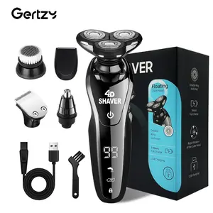 Electric Shaver, Men's Electric Shaver, Beard Trimmer & Facial Hair Remover, Personal Care Appliances for Men, Cordless Waterproof Shaver, Showerproof Cordless Shaver