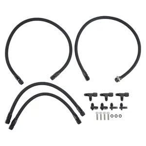 4AN Steam Vent Hose Kit For LS family of engines LS1 LS2 LS6 LM7 Stainless Steel