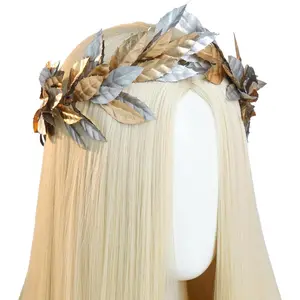 MOSTORY Greek Goddess Laurel Crown - Woodland Roman Leaf Circlet for Togo Accessories LARP Renaissance Cosplay