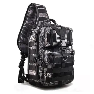 Tactical Sling Bag Pack Military Rover Shoulder Backpack EDC Assault Range Bag, Water-Resistant