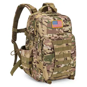 Military Tactical Backpack, 40L Army Backpack for Men and Women, Tactical Hunting Backpack, 3 Day Assault Pack Backpack for Hunting, Fishing, CP