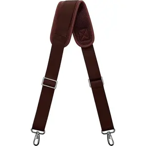 Strap,  57" Padded Adjustable  Bag Straps Replacement for Bags with D-Ring (B02R01)