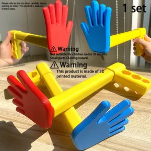 New Popular Horror Game Creepy Monster Funtime Series  3D Printed  Grab Pack Telescopic Hand Prop, 3 Sizes Stretchable Palm Cosplay Accessory for Game Player Model Toy Horror Props Cosplayand Halloween Costume Accessory Game Collectible