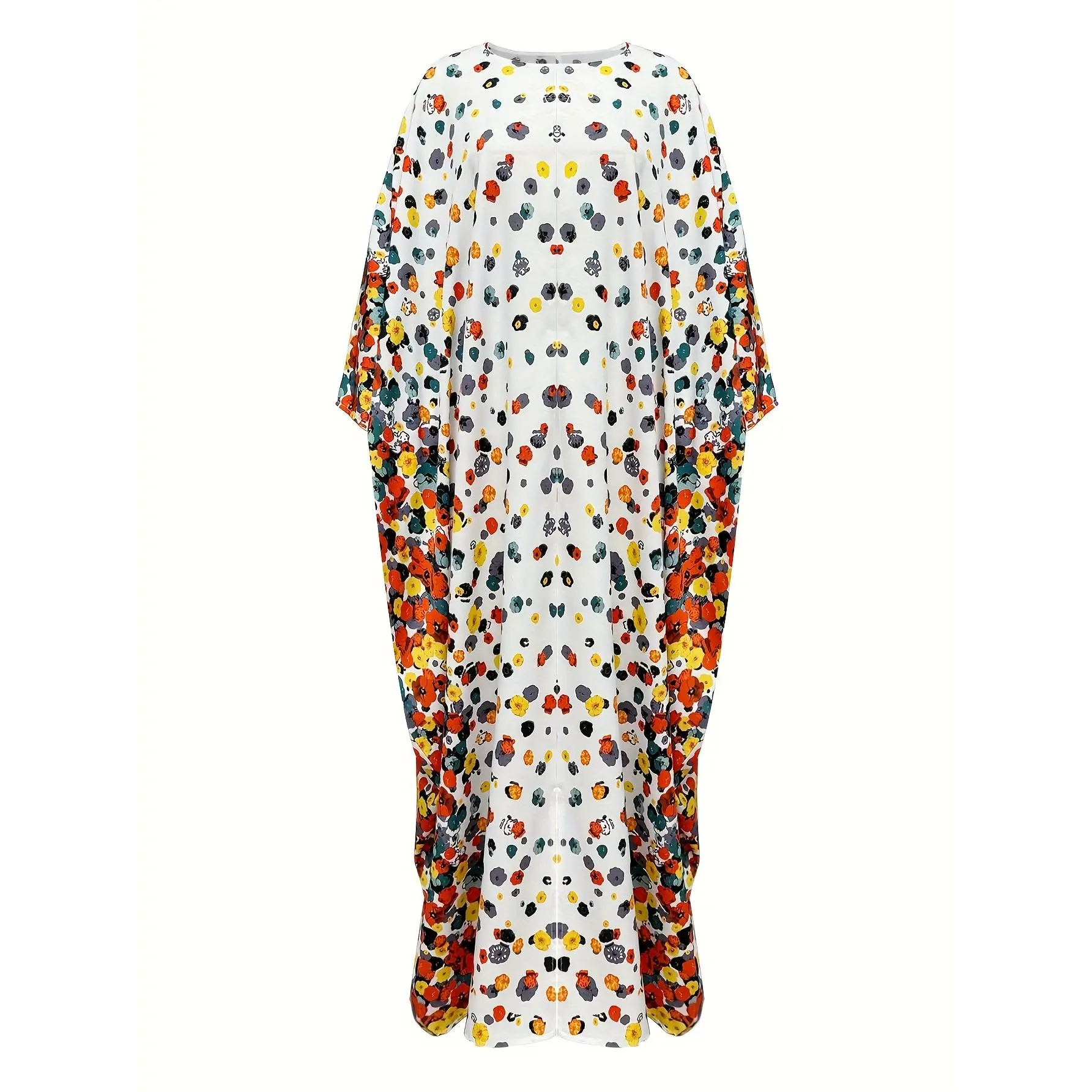 White full of flowers