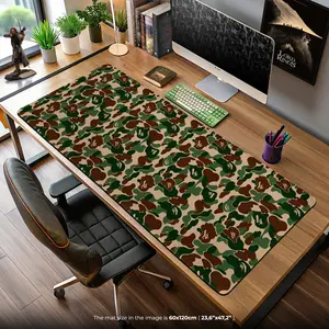 [5 Samples] Multicolor Camo Hypebeast Desk Mat, Hype Design, PC Mousepad and Deskmat