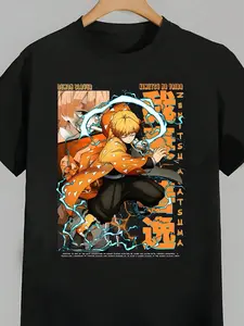Zenitsu Demon Slay Shirt Anime Demon Shirt Slayer Anime Shirt Anime Graphic Sweatshirt Anime Tee Gift Unisex Shirt Anime Hoodie Demon Hoodie