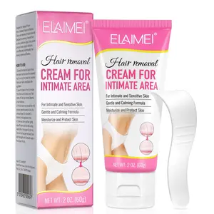 Women's Gentle Hair Removal Cream, Body Hair Remover, Pain-Free Depilatory Lotion for Sensitive Skin, Moisturizing & Protective Formula