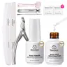 Beetles Nail Prep Kit Nail Dehydrator and Primer Nail Care Tool Kit 20ml Large Capacity Acid-Free & Hema-Free Dehydrate Bond Primer with Manicure Tools for Acrylic Nail for Women