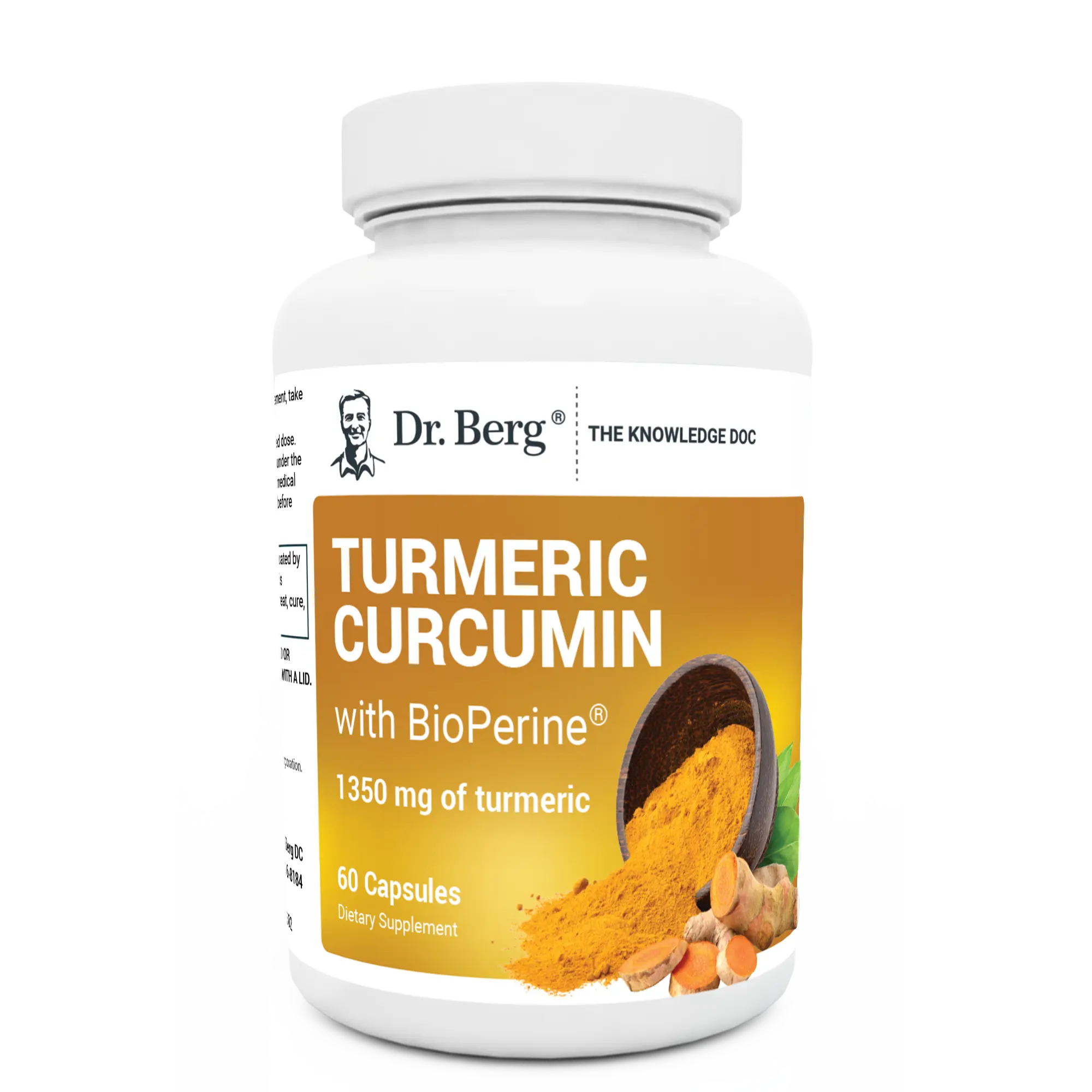 Turmeric Curcumin with BioPerine - 60 Capsules Healthcare Supplement Healthcare Supplement Vitamin Dietary Edible Fitness