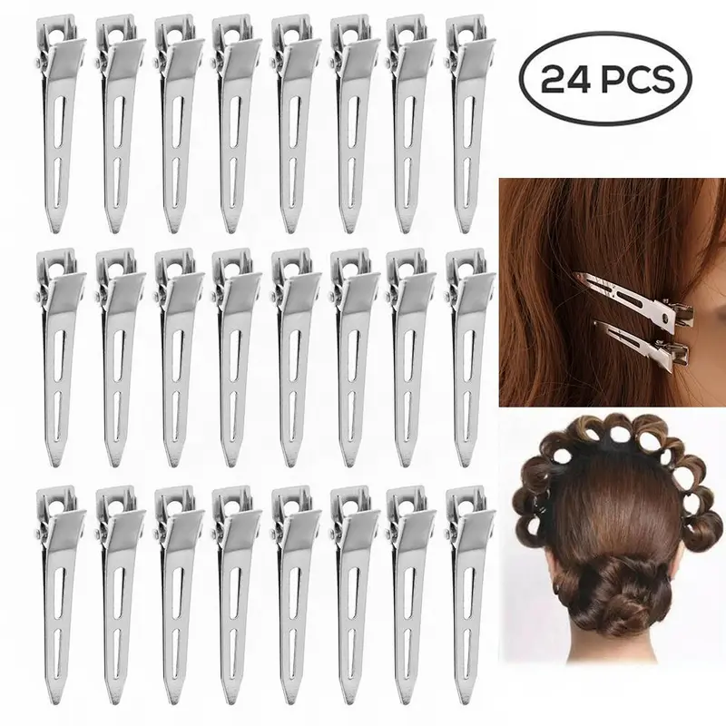 Professional Barber Salon Hair Pins, 24pcs Durable No Crease, Hairdressing Styling Tool, Hairpins