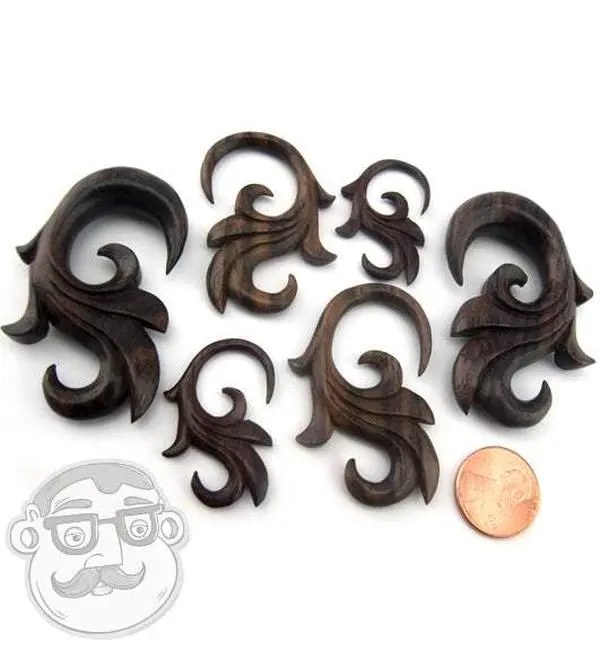 Sono Wood Ornamental Spirals