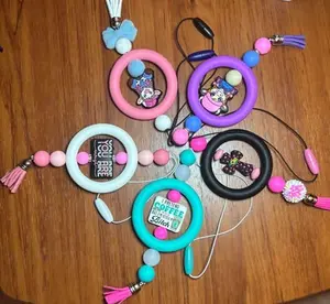 Beaded Rear View Mirror Car Charms