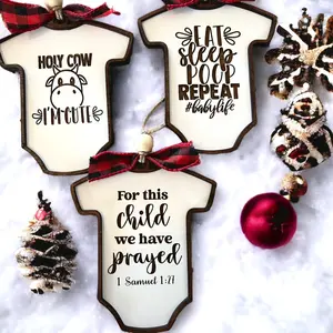 Newborn Christmas Ornament’s, Personalized Baby Ornament, Laser Engraved kids ornaments, Personalized kids ornaments.