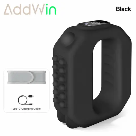 ADDWIN 2026 New R10 Fascia Ring Back Massager - Portable Muscle Relaxation Training Accessory, 55in/94in Strap, Rechargeable, Silent, Lightweight Addwin R10 Mini Device for Home, Office, Gym
