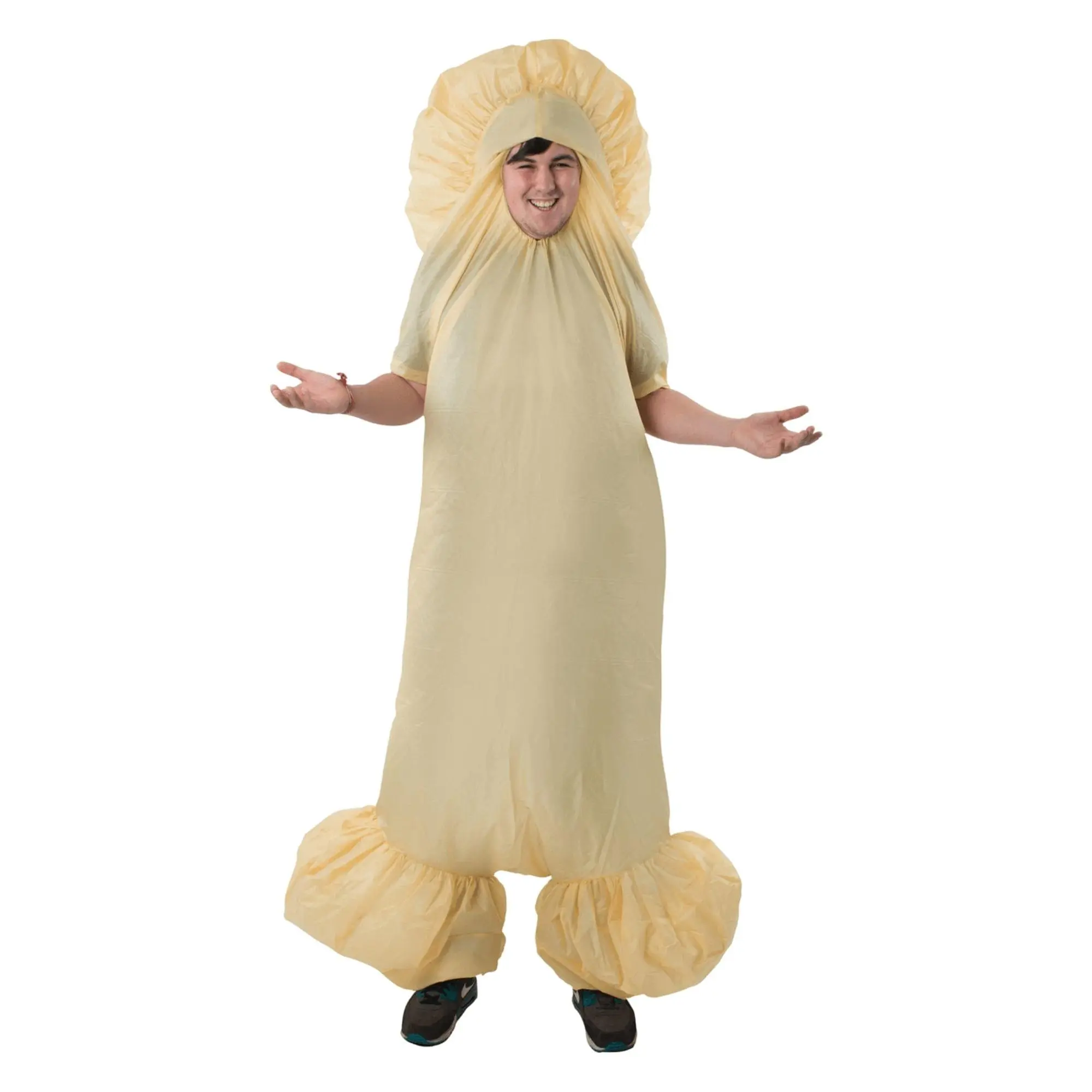 White Ic1 Inflatable Penis Dress Adult Costume White Ic1 Inflatable Penis Dress Adult Costume