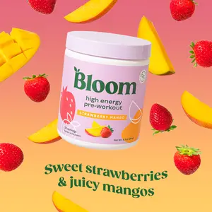 Bloom Nutrition High Energy Pre-Workout Powder (30 Servings) - Natural Caffeine, Amino Acids & Focus Support for Endurance Bloom Nutrition High Energy Pre-Workout Powder (30 Servings) - Natural Caffeine, Amino Acids & Focus Support for Endurance