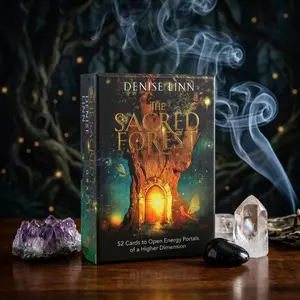 The Sacred Forest Oracle Deck: 52 Oracle Cards & Guidebook, a divination tool for oracle readings, psychic readings, spiritual work, tarot card deck, oracle card deck