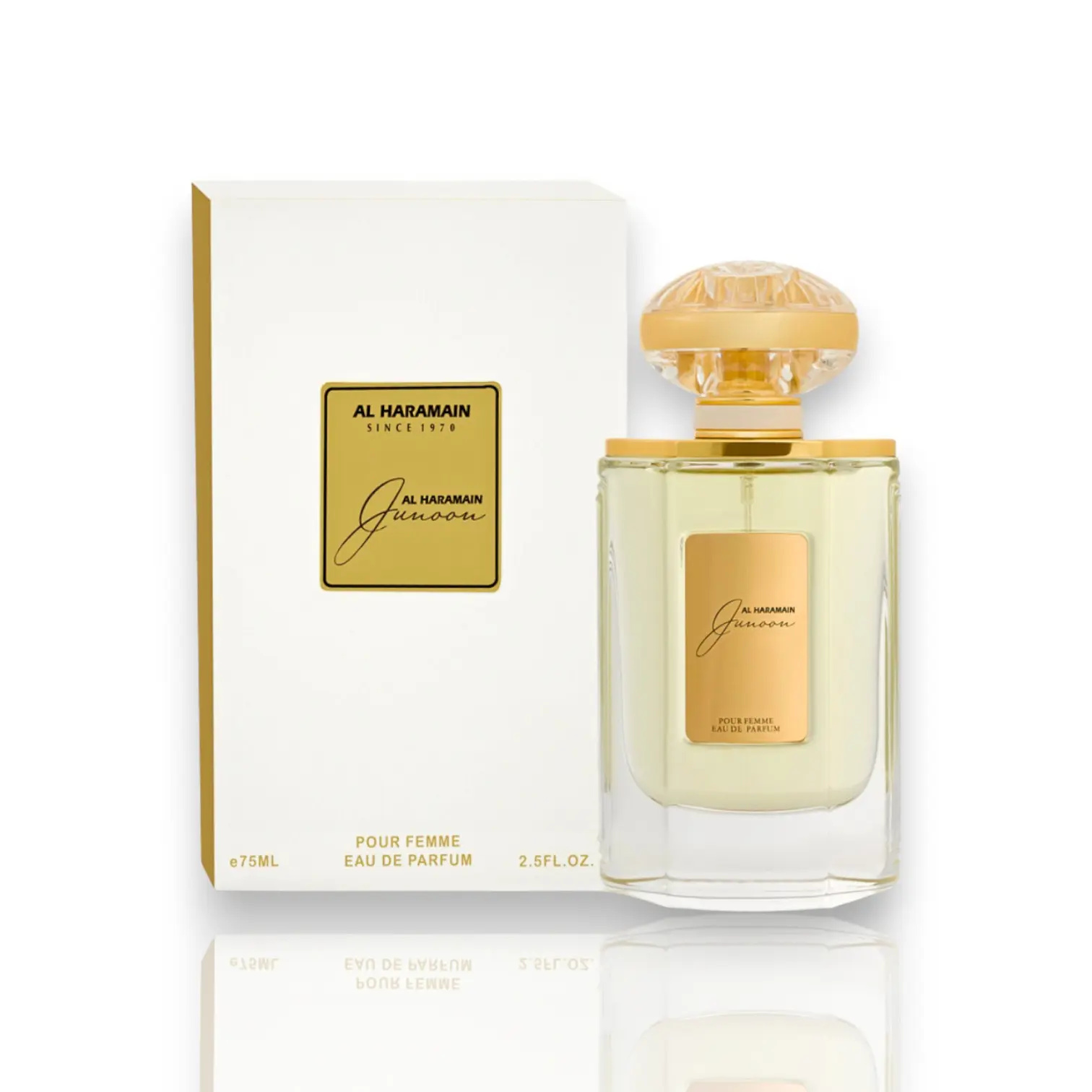 Al Haramain | Junoon | Women's Fragrance | 100 ML - 3.4 OZ | Eau De Parfum | Powdery Notes - Rose & Ylang-Ylang