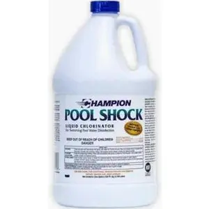Champion Chlorine Liquid 12.5% 4 Gallon Case