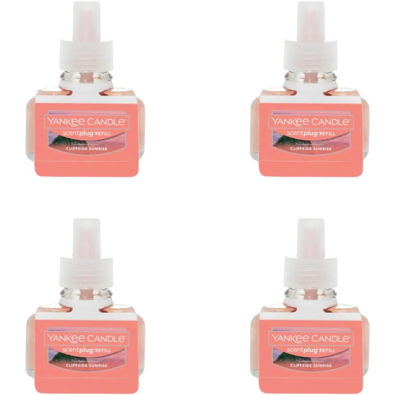 Yankee Candle Scent Plug Refill, Cliffside Sunrise (Pack of 4) Yankee Candle Company
