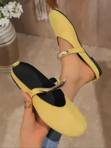 Women's Fashionable Solid Color Slide Sandals, Casual Comfortable Flat Sandals for Daily Wear, Lightweight Breathable Shoes for Women & Girls, Footwear