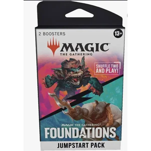 Magic: The Gathering | Foundations Jumpstart Pack (2 Jumpstart Boosters)