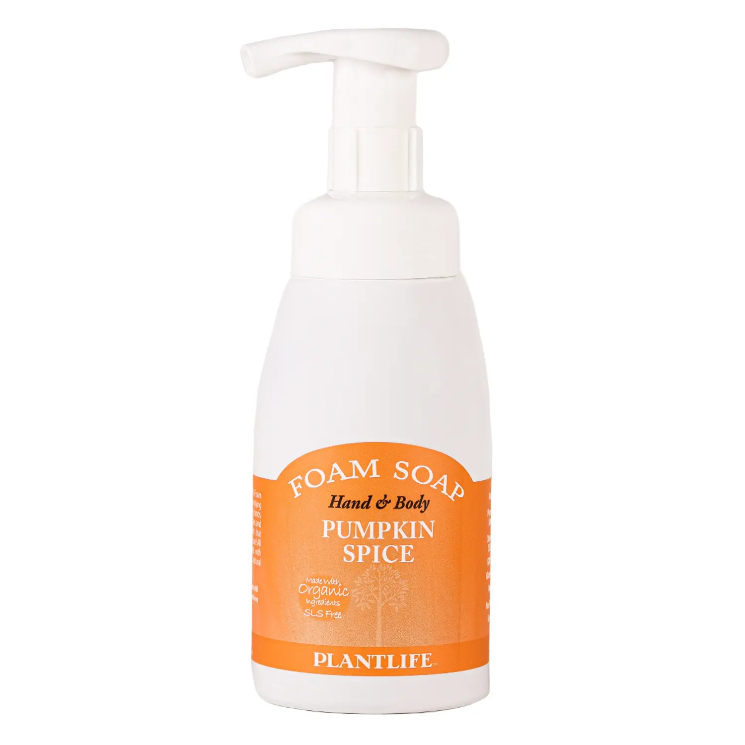 Plantlife Pumpkin Spice Foam Soap – Natural Plant-Based Hand Wash