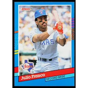 Julio Franco 1991 Donruss #192 Texas Rangers