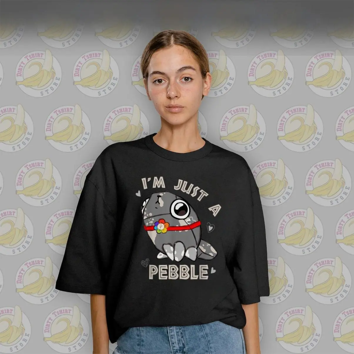 Dandy's world pebble t-shirt, it's just a pebble dandy's world t-shirt, gift for woman and man unisex t-shirt, Graphic Shirt, Fun