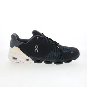 On Cloudflyer Wide 51.99067 Mens Black Wide Mesh Athletic Running Shoes