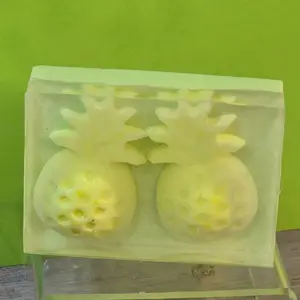 Coconut Colada Handmade Goat Milk & Shea Butter Soap - Cute Handcrafted Soap with Natural Ingredients, Yoni Soap Bar for Body Wash