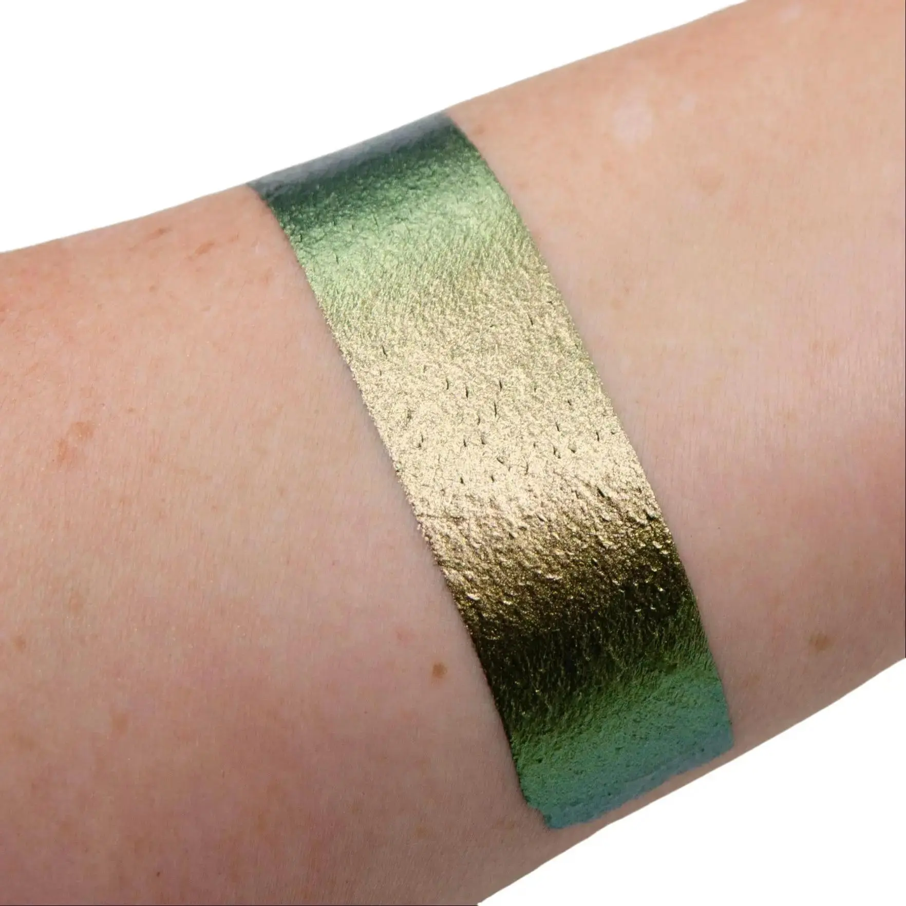 Dragonfly Cream Liquid Eye Shadow with Shifts of Gold, Green, and Aqua Blue