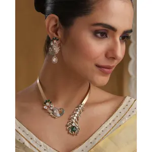 Peacock Collar Necklace