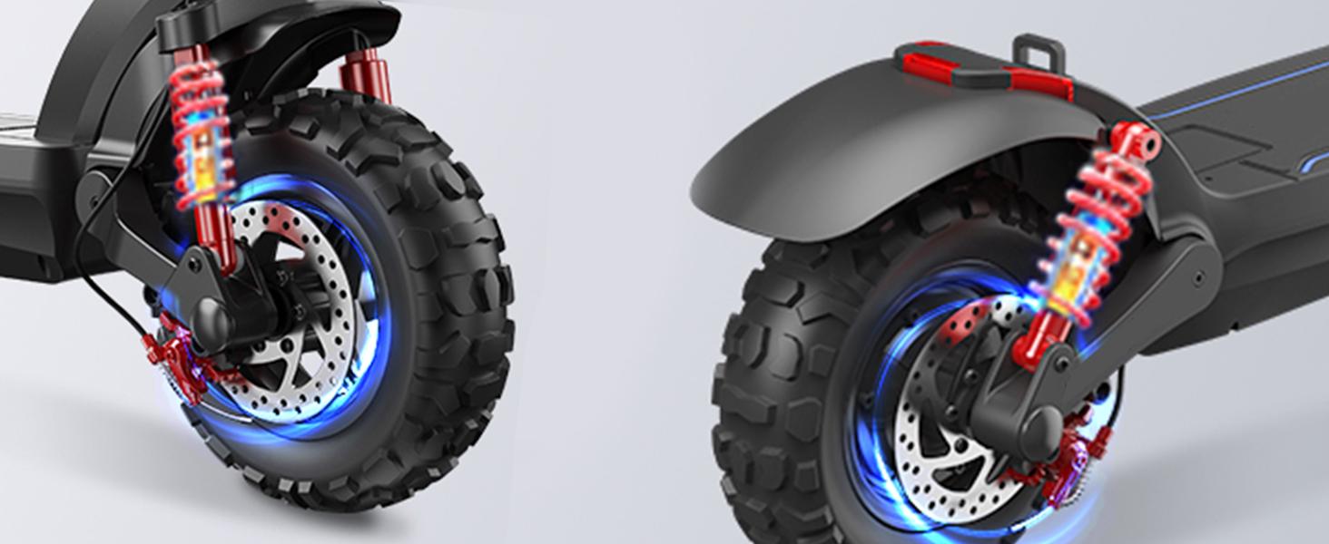 【Holiday Haul】Off-Road Electric Scooter for Adults, 2000W Motor 28 MPH Top Speed 37 Miles Long Range 11" Off-Road Pneumatic Tires, Dual Disc Brakes, Front & Rear Dual Suspension, Turn Signals & APP Control, Foldable E-Scooter with NFC Unlock