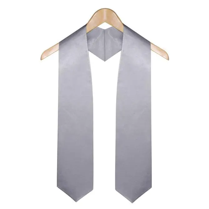 Silver Graduation Stole