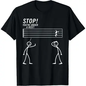 Funny Music Design For Men Women Music Teacher Music Lover T-Shirt Graphic tees