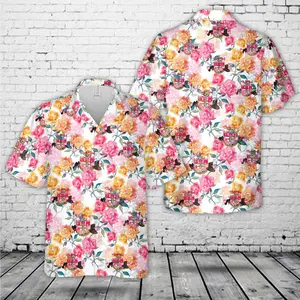 US Navy Female Chick Chief CPO Pink 3 Hawaiian Shirt, Trendy Hawaiian Shirt for Men and Women, All over Print Hawaiian Perfect for Beach, Vacation, or Casual Summer Outfit