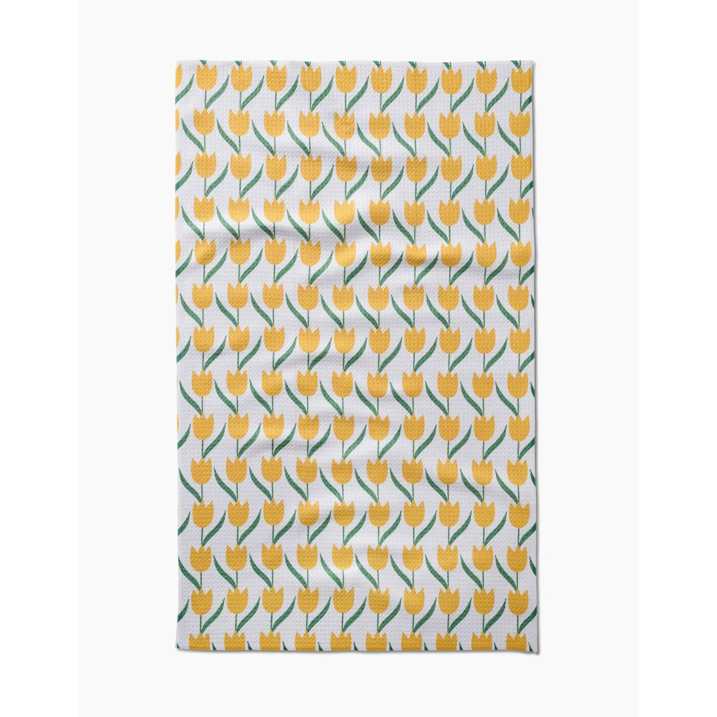 Absorbent Soft Microfiber Geometry Print Tulip Kitchen Towel - Washable Dishcloth for Wiping Kitchen Surfaces, Cleaning Cloths for Home Care Supplies