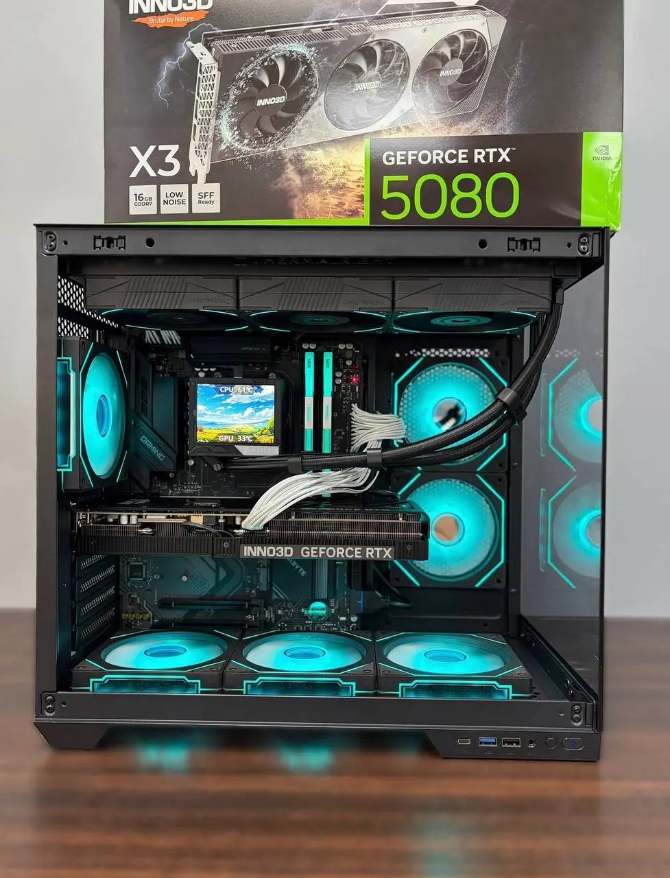 High-End Gaming PC, RTX 5080, Ryzen 9, 64GB RAM