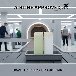 Premium 4-in-1 Travel Refill Bottle for Shampoo and Body Wash, Portable Refill and Storage Bottle for On-the-Go Reusable Compact Traveler Refillable Traveling